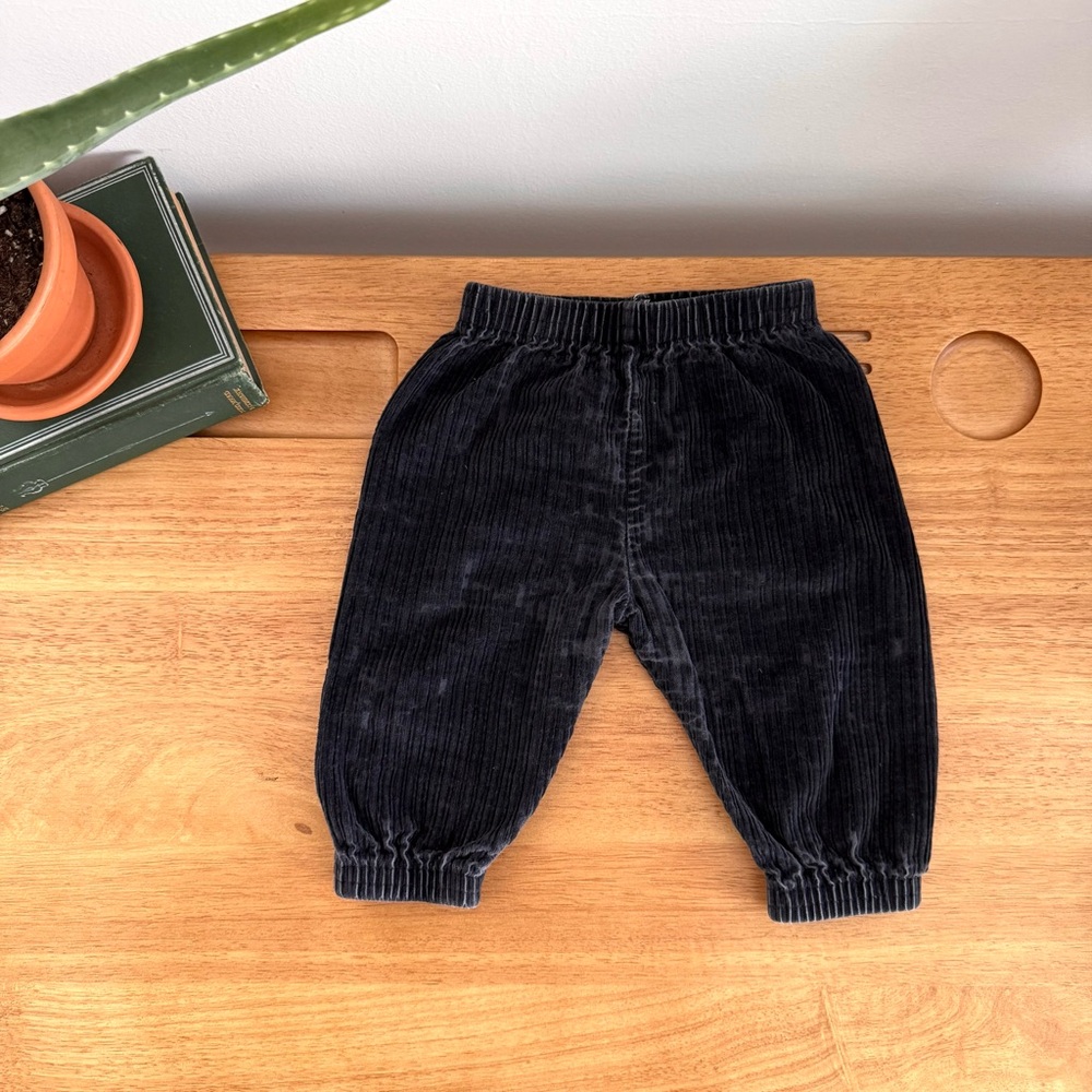Vintage Carter’s Charcoal Corduroy Baby Pants 12–18 Months | Heirloom Baby